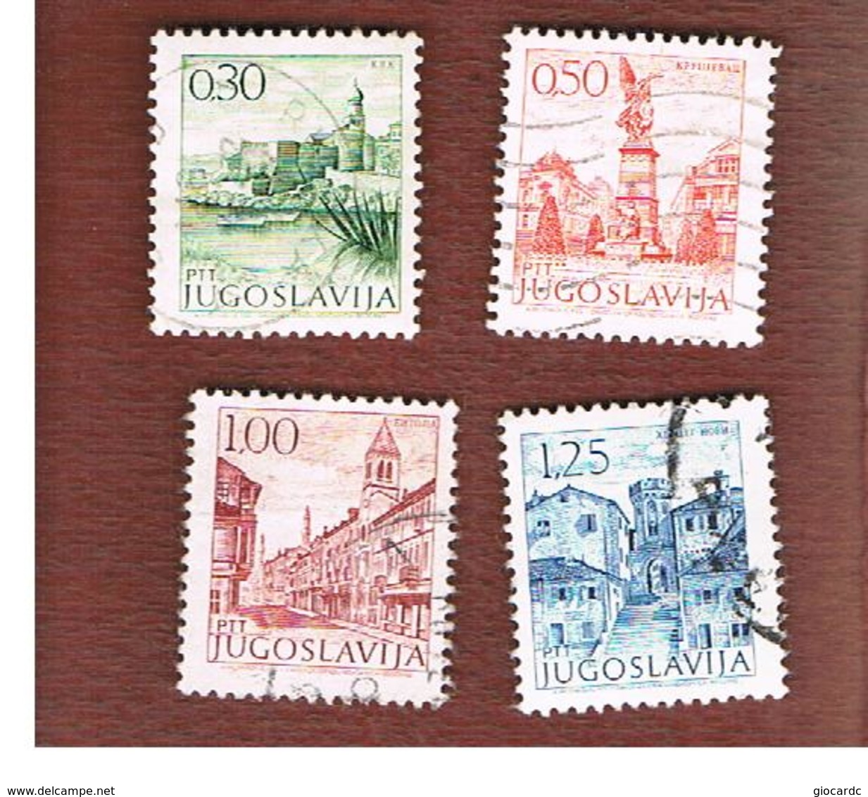 JUGOSLAVIA (YUGOSLAVIA)   - SG 1469.1480   -    1971  TOURISM  - USED - Oblitérés