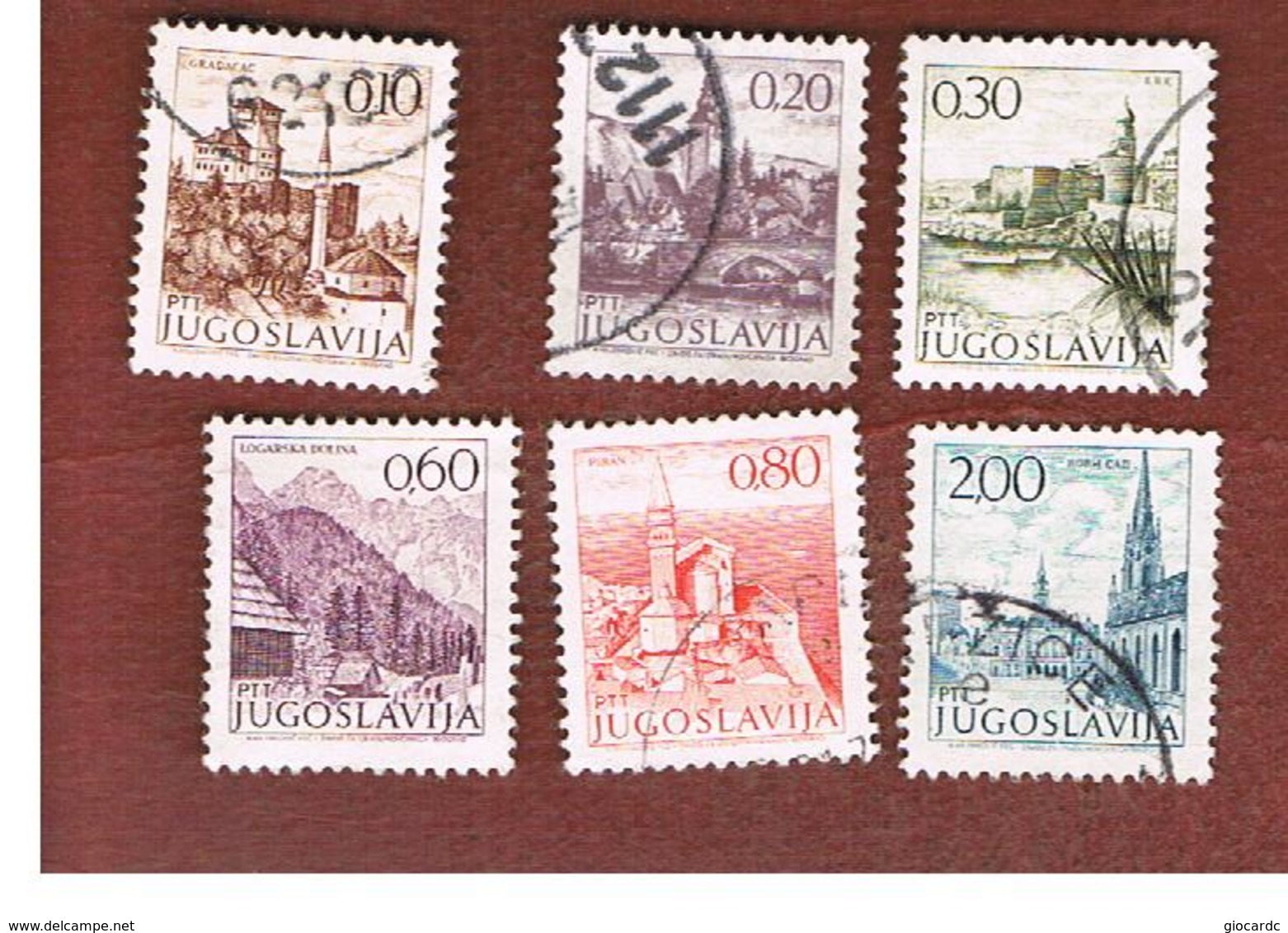 JUGOSLAVIA (YUGOSLAVIA)   - SG 1468.1482   -    1972  TOURISM  - USED - Usati