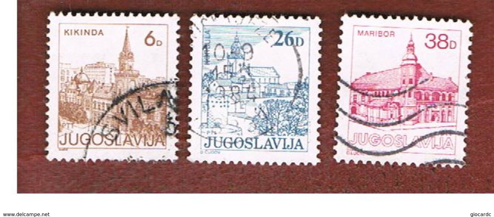 JUGOSLAVIA (YUGOSLAVIA)   - SG 1672.1679   -    1984  TOURISM          -  USED - Oblitérés