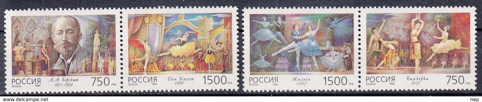 RUSSISCHE FEDERATIE - Michel - 1996 - Nr 530/33 - MNH** - Neufs