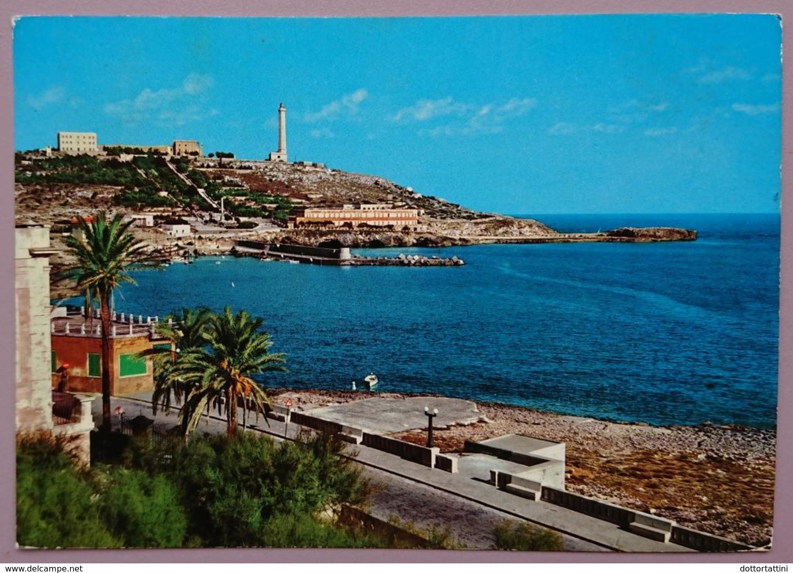 SANTA MARIA DI LEUCA (LECCE) - VEDUTA PARZIALE CON IL FARO - Phare Lighthouse Lenchtturm - VG - Lecce