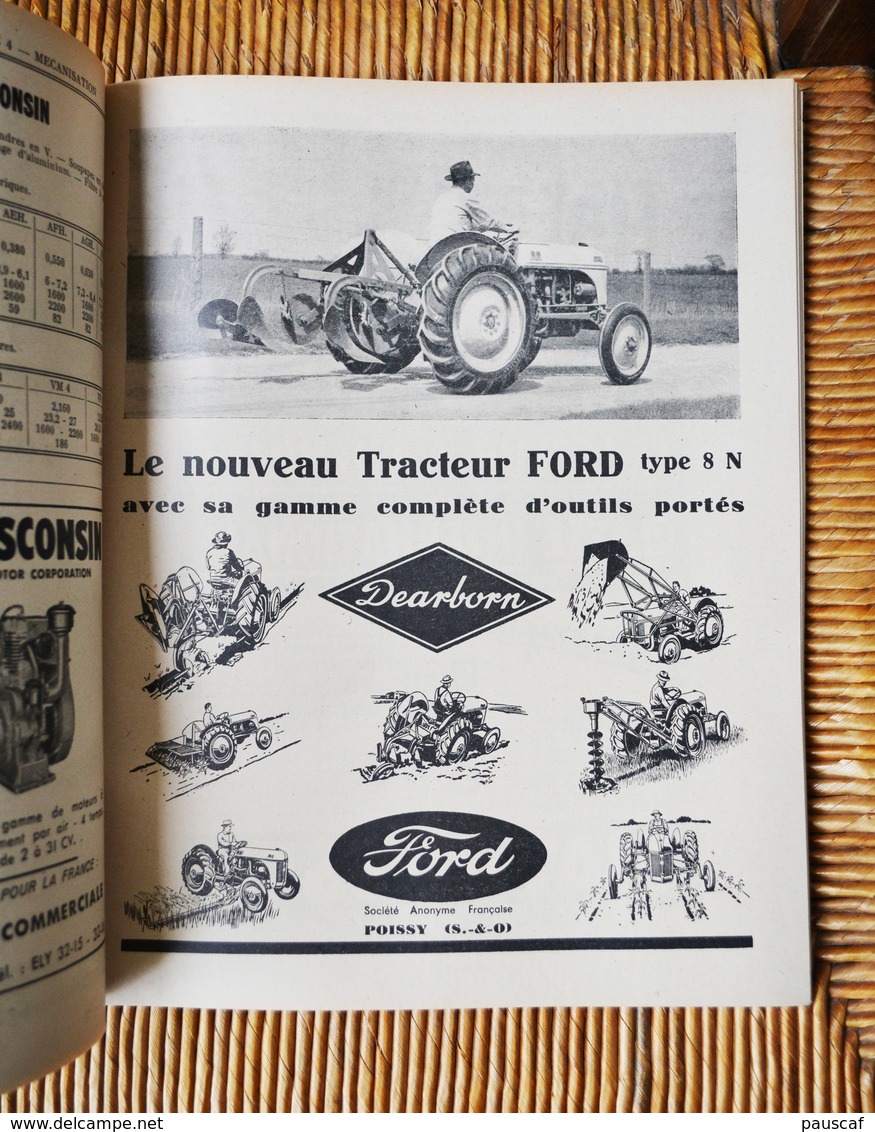 Annuaire ancien de la machine agricole tome 4 La mécanisation à la ferme Edition 1949-1950 agriculture tracteur culture