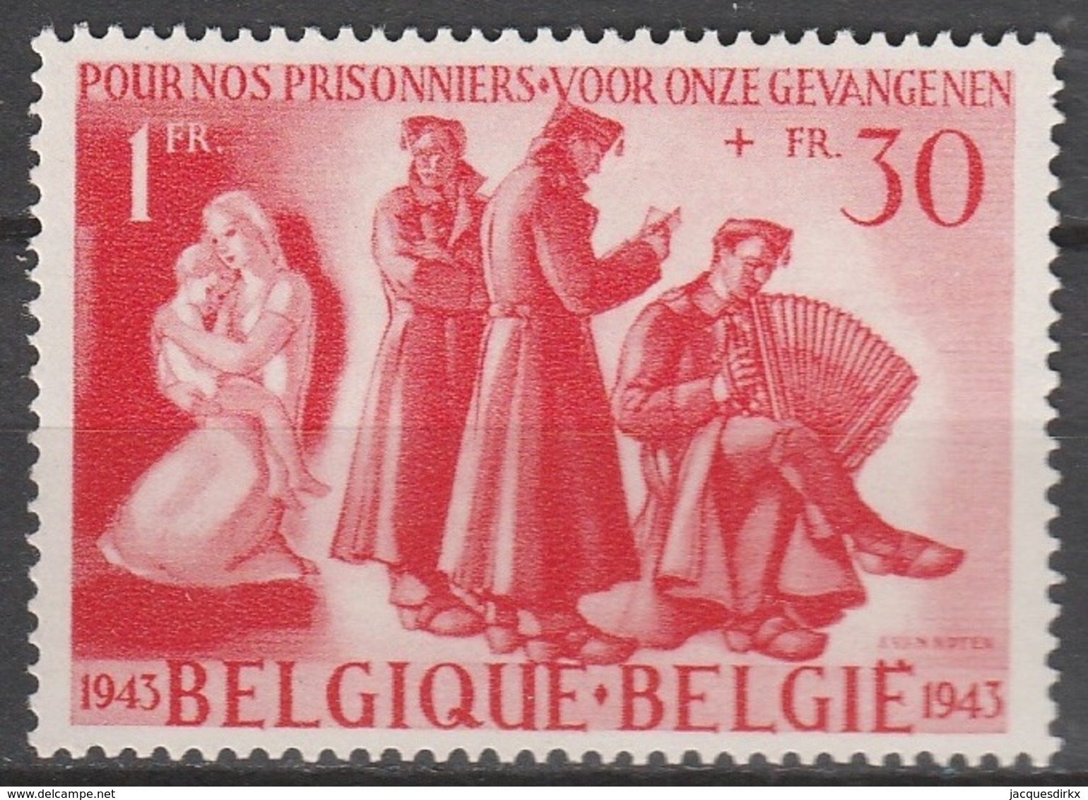 Belgie    .    OBP      .     623/624  (2 Scans)    .      **       .   Postfris    .  / .  Neuf Sans  Charniere - Neufs