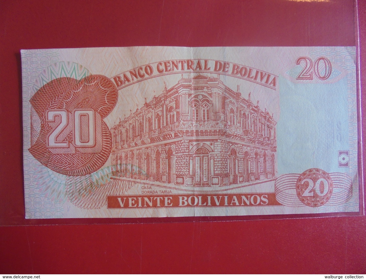 BOLIVIE 20 BOLIVIANOS 1986-2005 CIRCULER - Bolivia