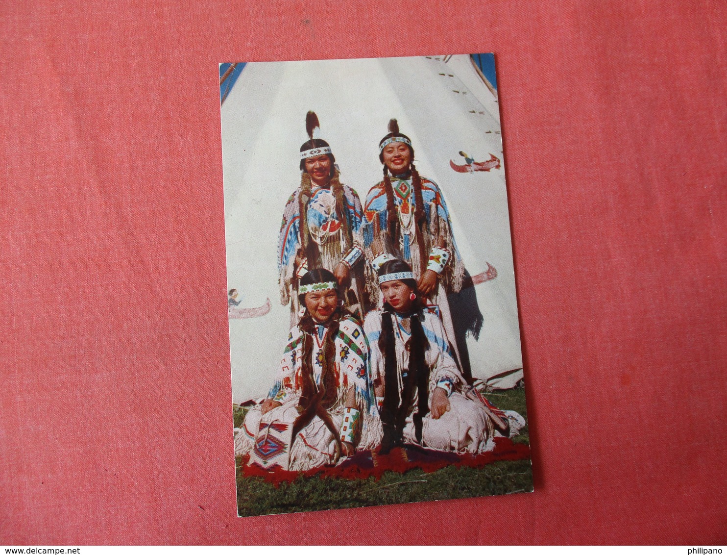 Four Indian Maids       . Ref 3343 - Native Americans