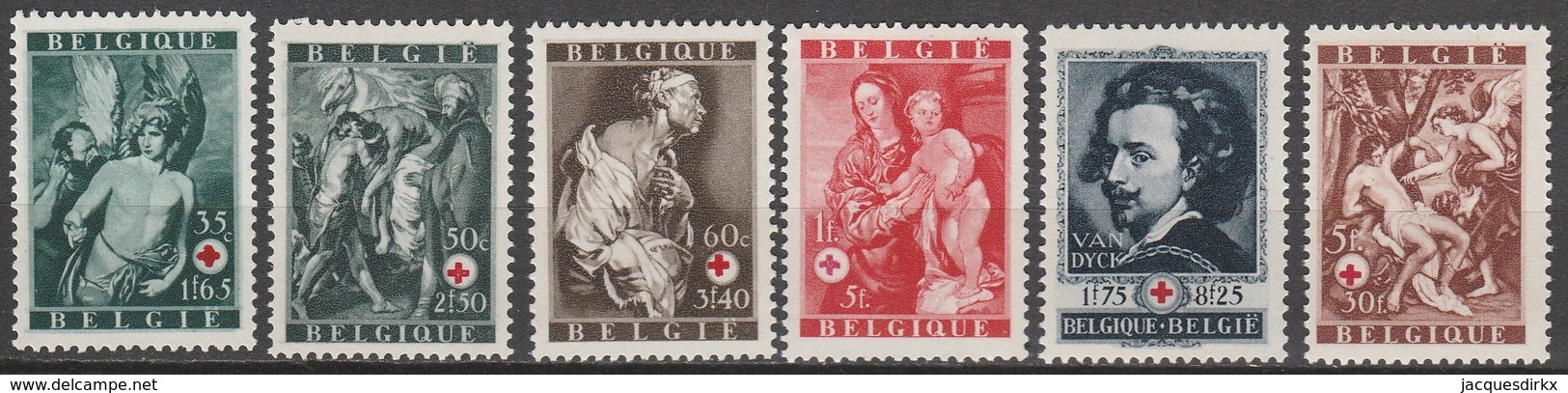 Belgie    .    OBP      .     647/652       .      **       .   Postfris    .  / .  Neuf Sans  Charniere - Unused Stamps