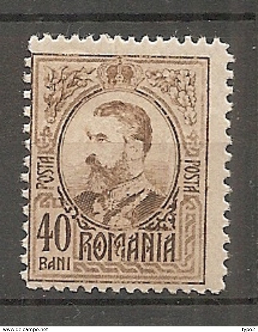 ROU -   Yv. N°  251  *  40b  Charles Ier Cote  1 Euro  BE   2 Scans - Nuovi