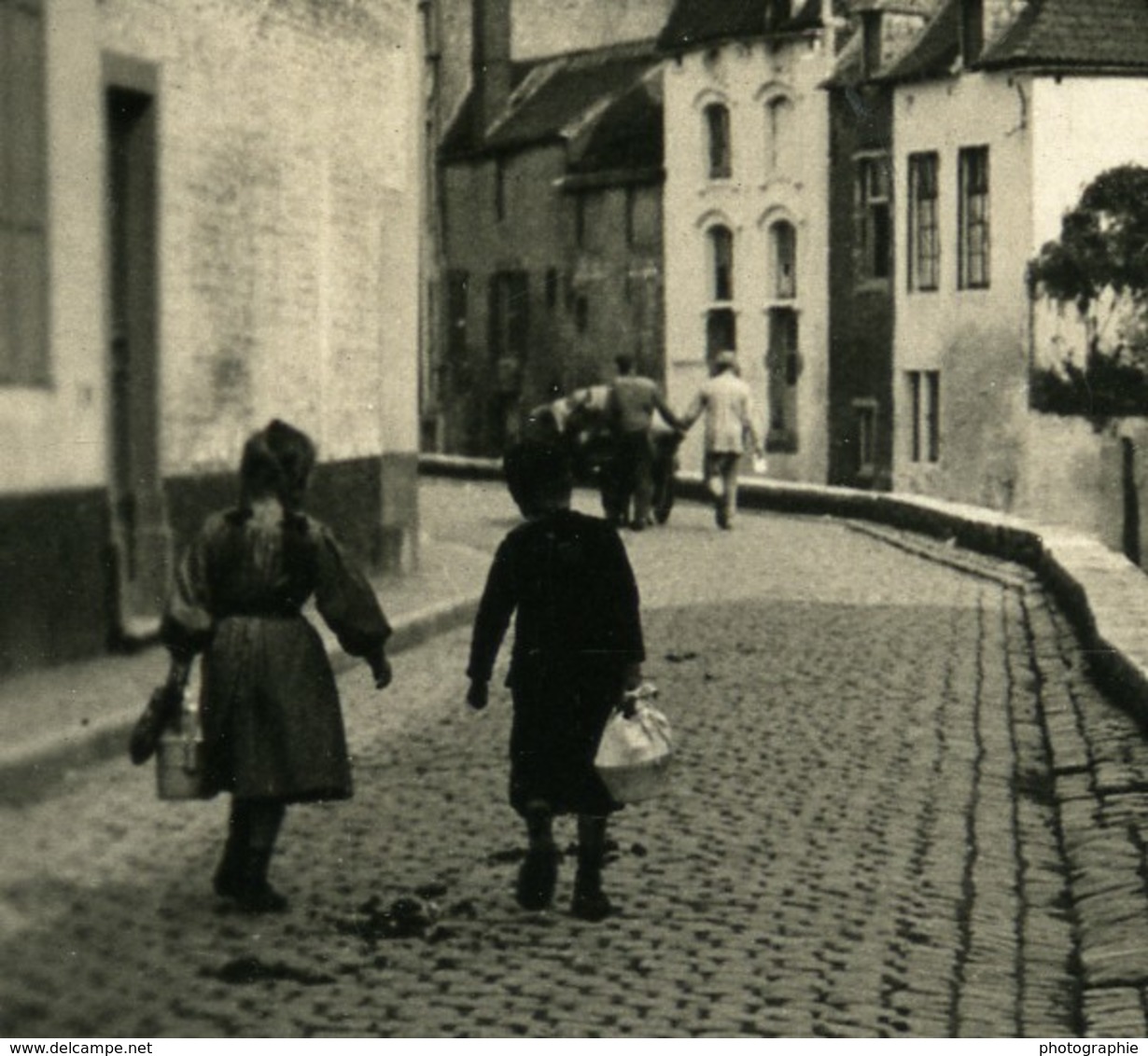 Belgique Leuven Louvain Riviere La Dyle Dijle Ancienne Photo Stereo NPG 1900's - Photos Stéréoscopiques