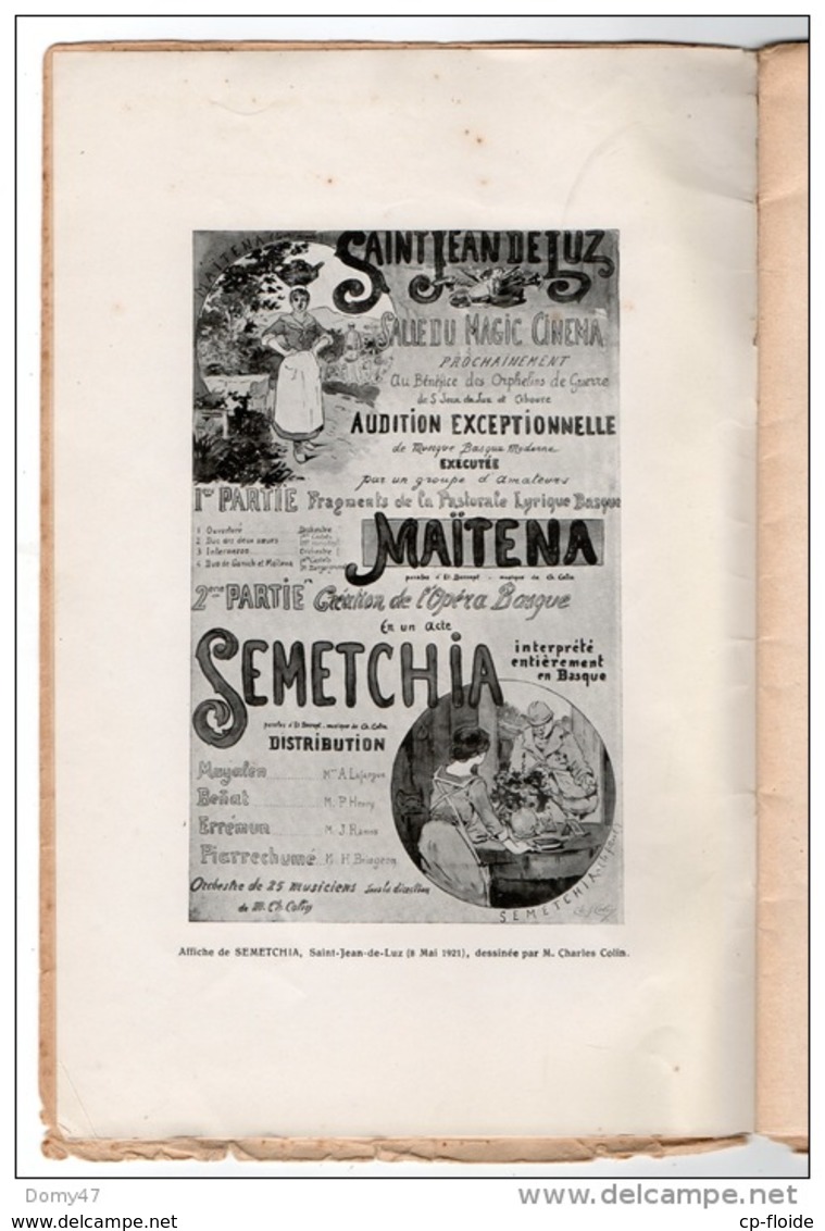 SEMETCHIA . ÉTIENNE DECREPT . Texte Basque . Texte Français . Dédicace . Théatre - Réf. N°127L - - Pays Basque