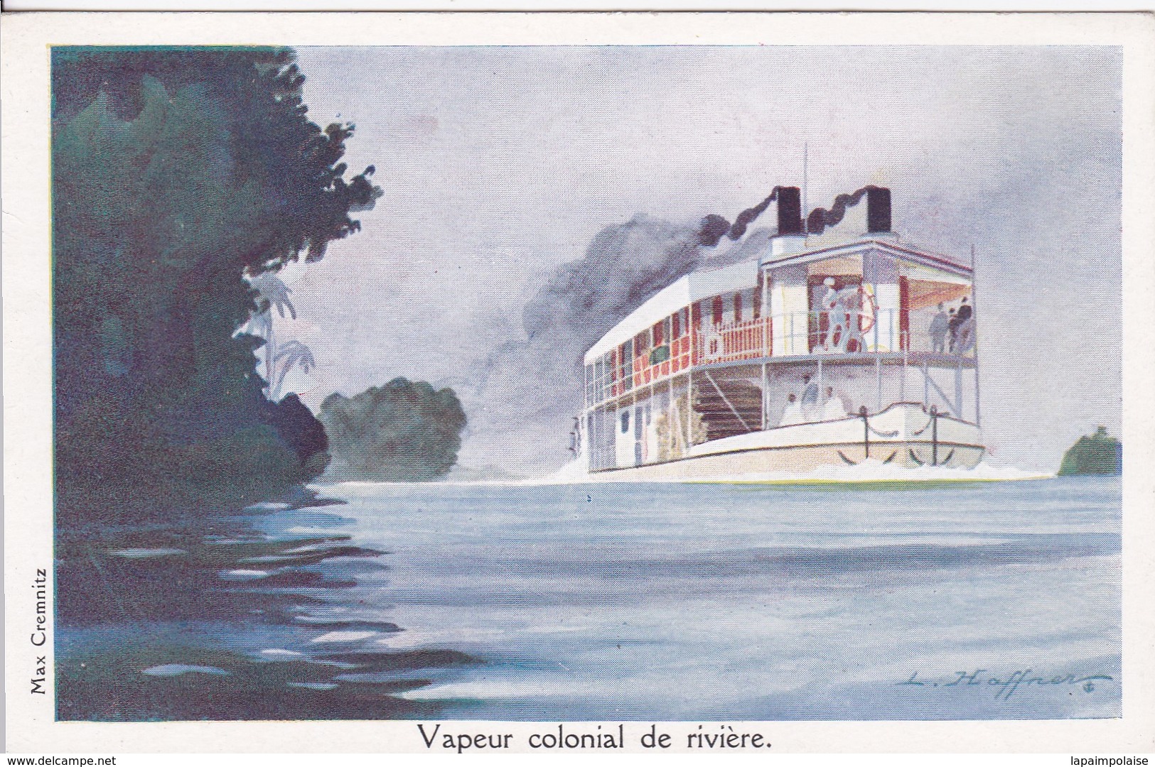 Thème  Illustrateurs  Haffner Vapeur Colonial De Riviere - Haffner