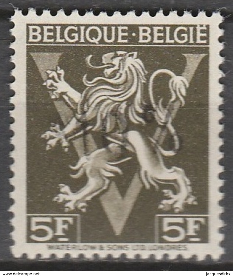 Belgie    .    OBP      .  724  I       .      **       .   Postfris    .  / .  Neuf Sans  Charniere - Nuevos