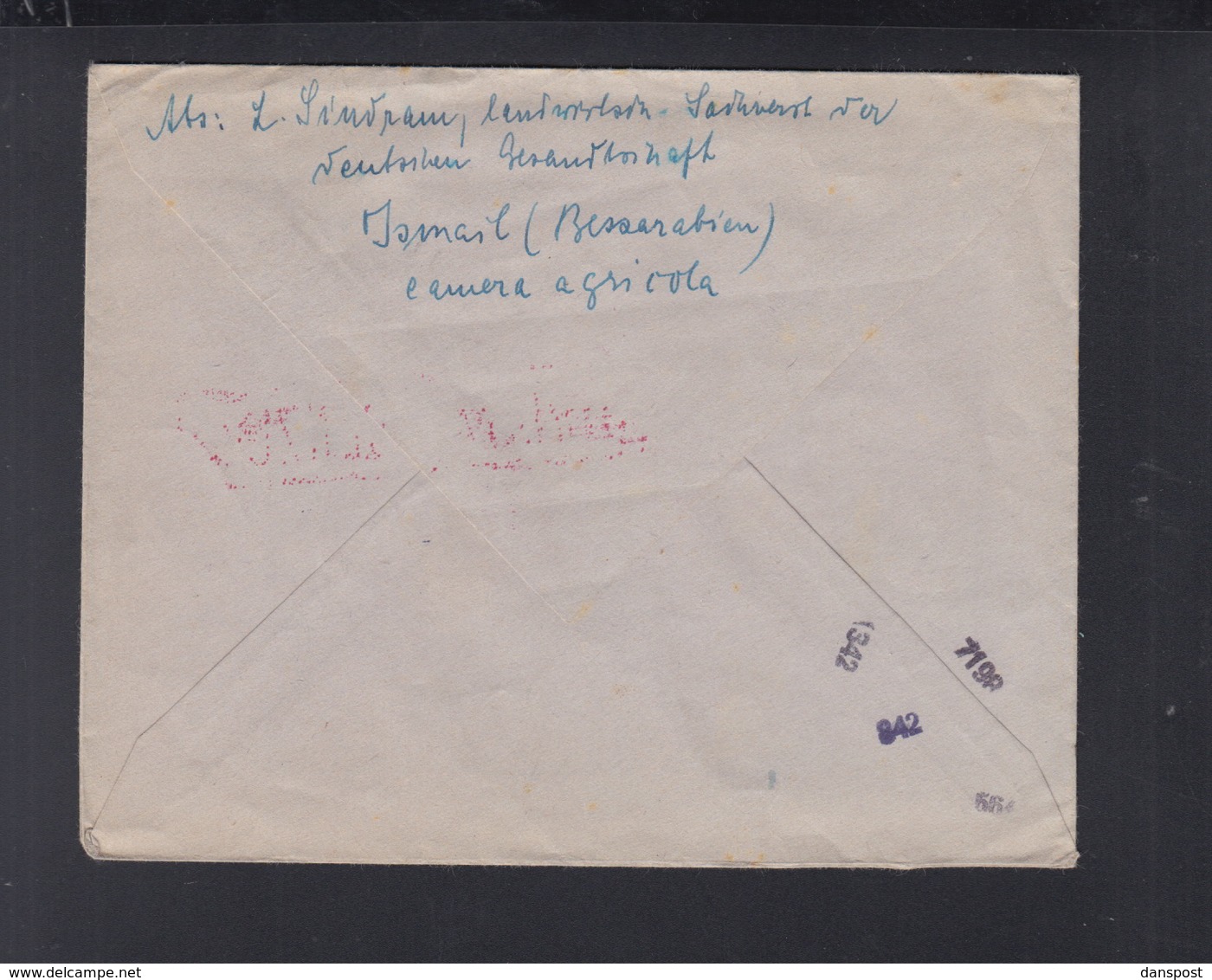 Romania Cover 1943 Ismail Bassarabia Transnistria Censor To Germany - World War 2 Letters