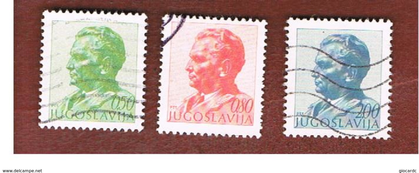 JUGOSLAVIA (YUGOSLAVIA)   - SG 1597.1600   -    1974  PRESIDENT TITO       -  USED - Usati