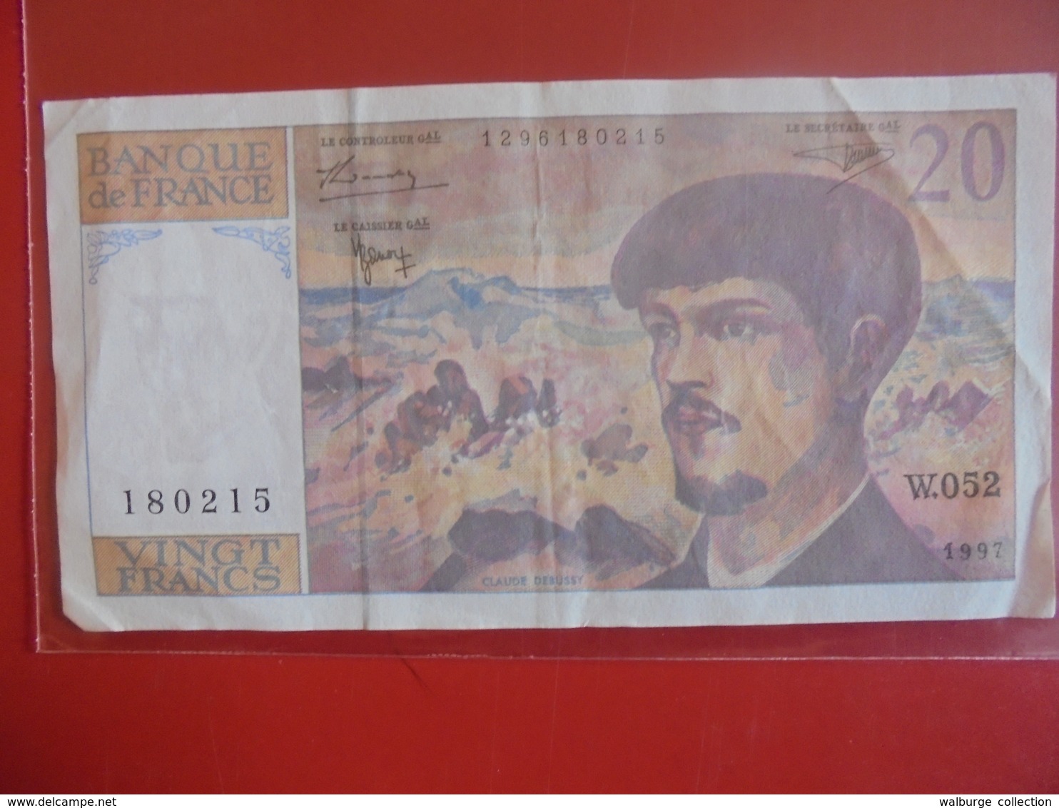 FRANCE 20 FRANCS 1997 CIRCULER - 20 F 1980-1997 ''Debussy''