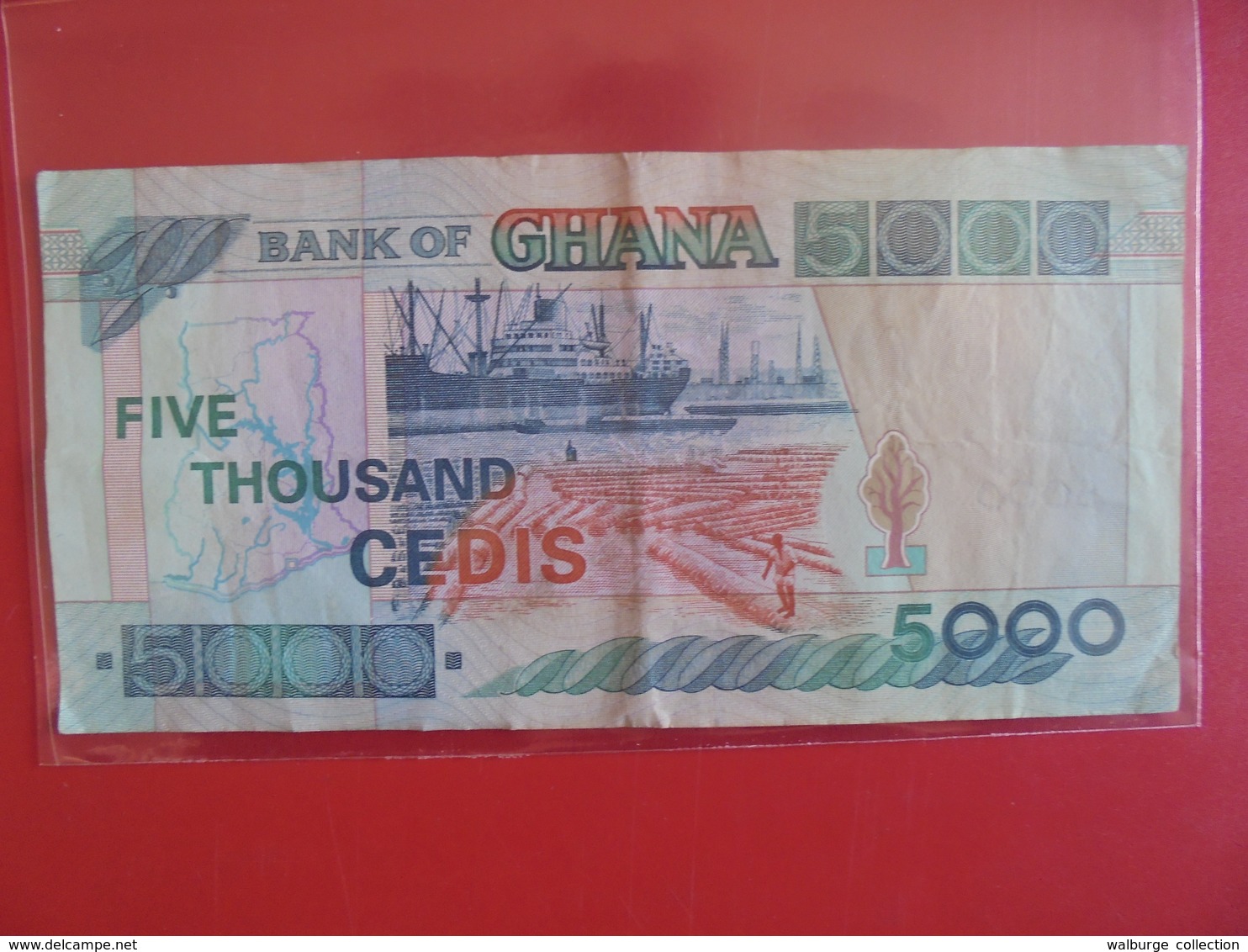 GHANA 5000 CEDIS 2001 CIRCULER - Ghana