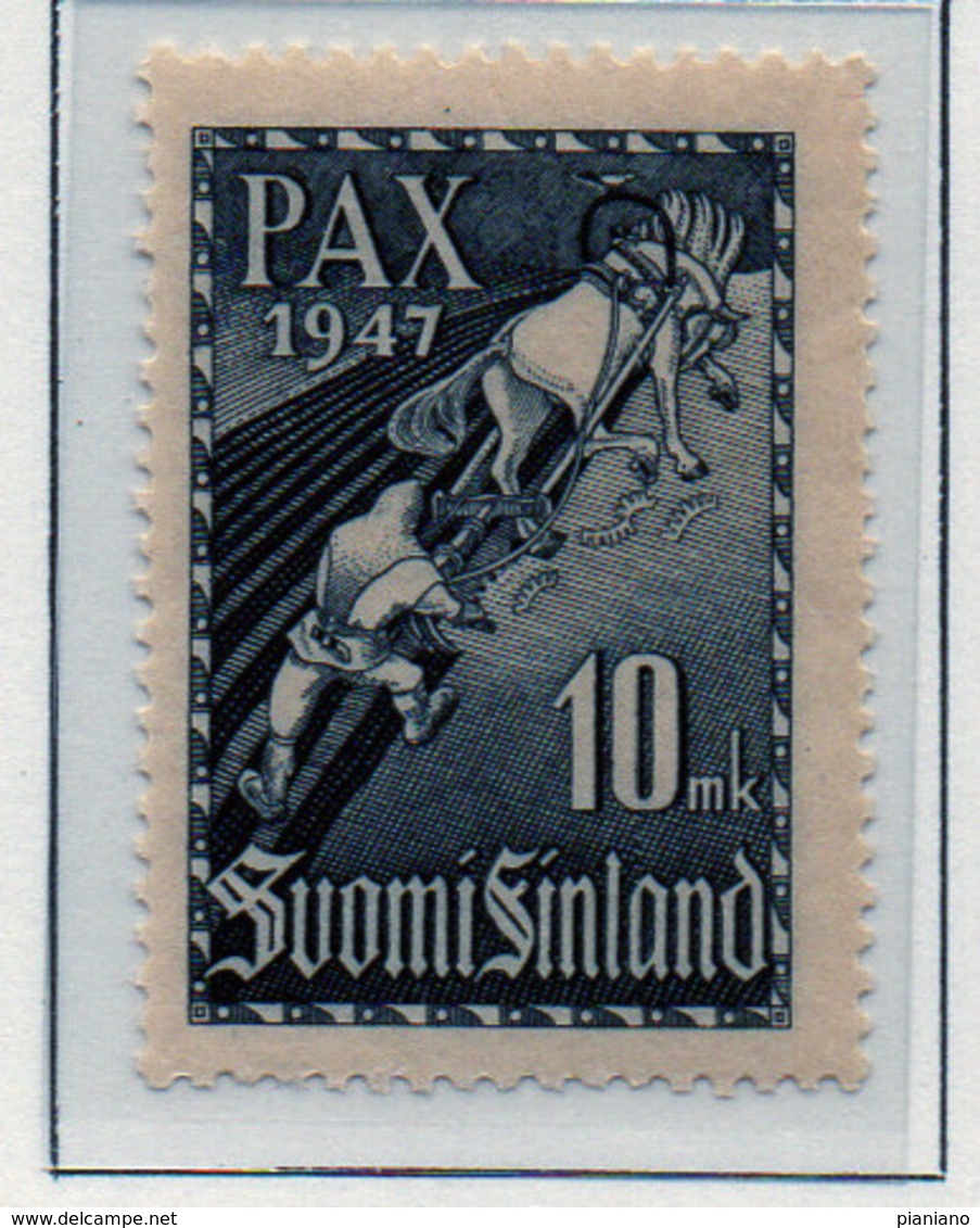 PIA - FINLANDIA - 1947  : Firma Del Trattato Di Pace Con L' U.R.S.S. - L'Eroe Limarinen -   (Yv   323) - Unused Stamps