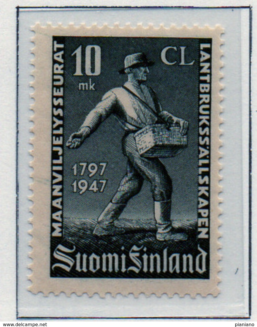 PIA - FINLANDIA - 1947  : 150° Anniversario Della Società Di Agricoltura -   (Yv   332) - Neufs