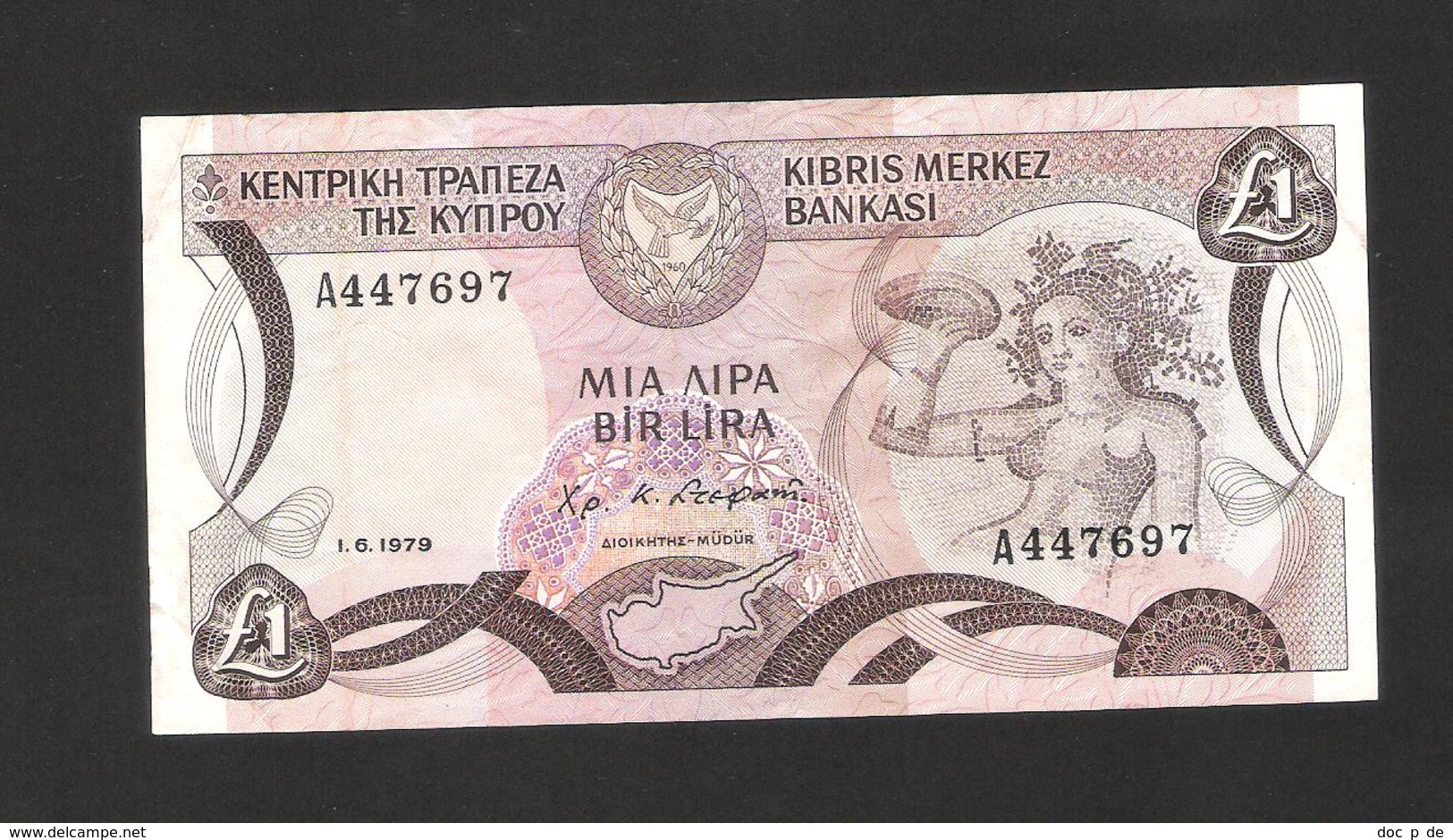 Zypern - Cyprus - Chypre - 1 Pounds - 1.6.1979 - Good Used Condition - Cyprus