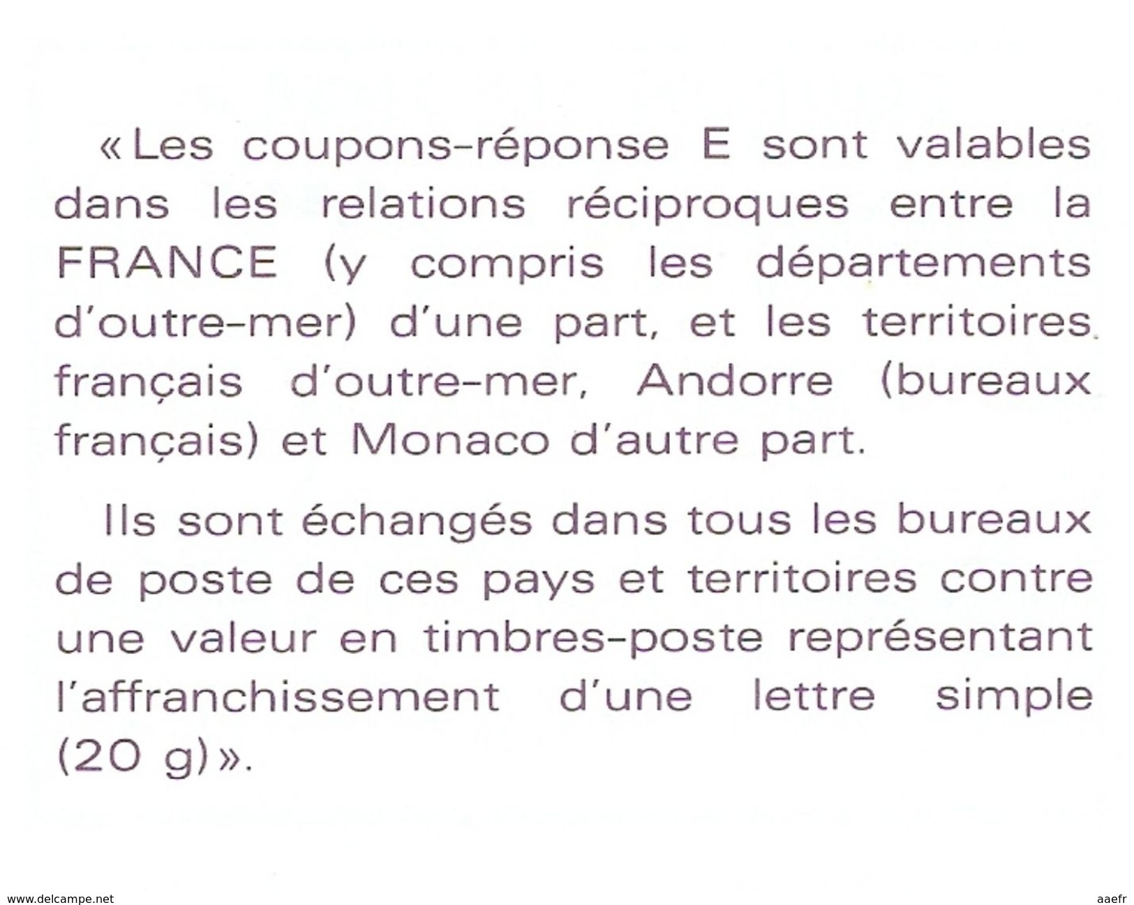 France -   Coupon-réponse (E) En Euros - 0.64 € - Neuf - Reply Coupons