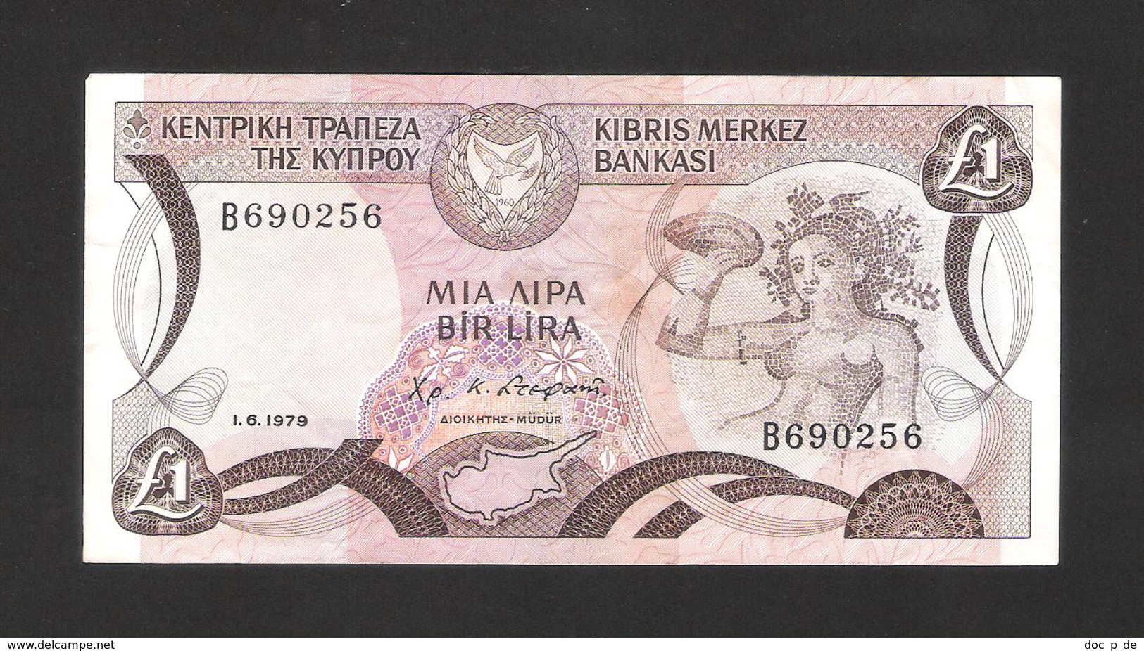 Zypern - Cyprus - Chypre - 1 Pounds - 1.6.1979 - Good Used Condition - Chypre