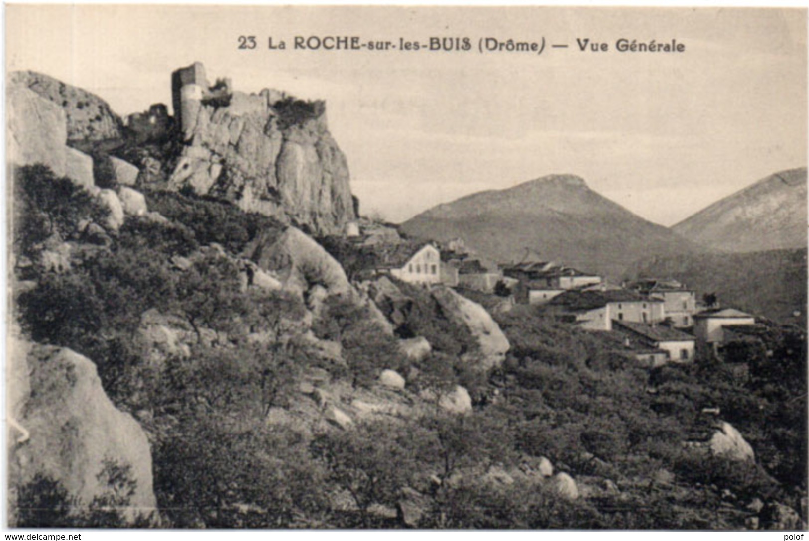 LA ROCHE SUR LES BUIS - Vue Générale    (113656) - Autres & Non Classés