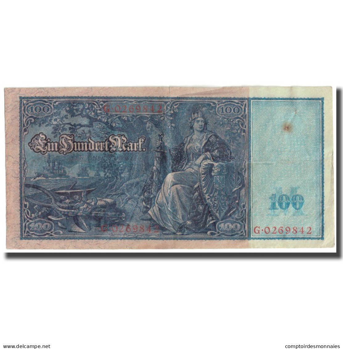 Billet, Allemagne, 100 Mark, 1910, 1910-04-21, KM:42, TB - 100 Mark