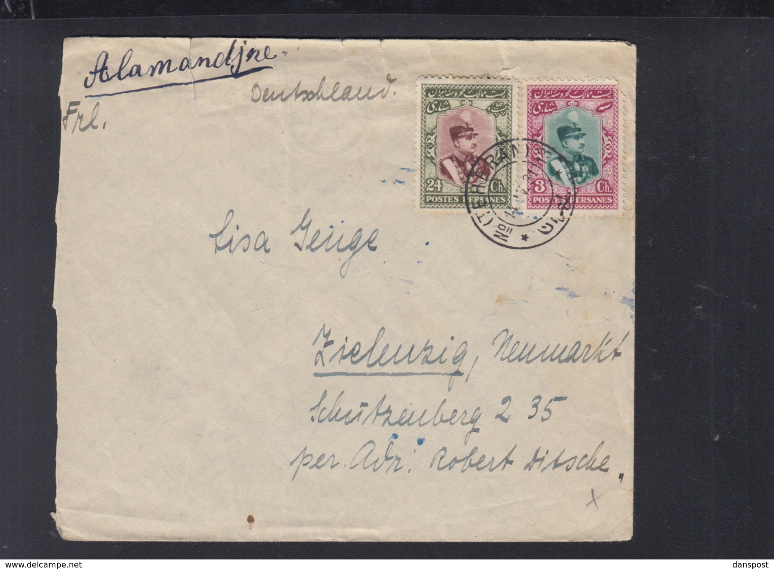 Iran Persia Cover 1931 Tehran To Germany - Iran