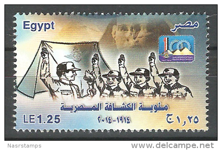 Egypt - 2014 - ( Egyptian Scouting Centenary ) - MNH (**) - Unused Stamps