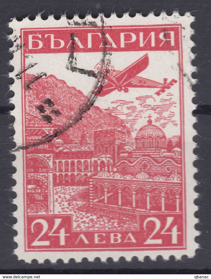 Bulgaria 1932 Airmail Mi#250 Used - Used Stamps