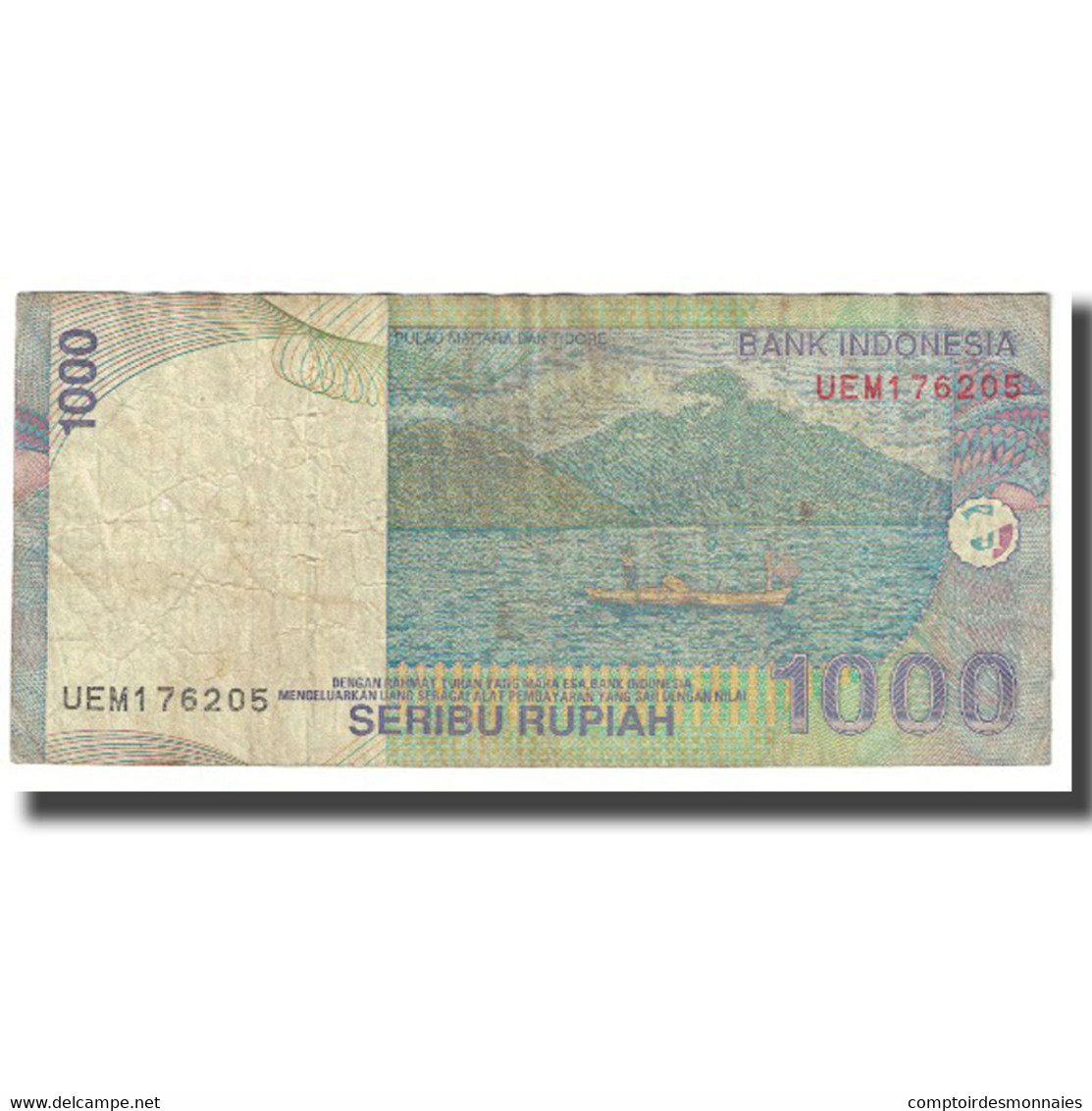 Billet, Indonésie, 1000 Rupiah, 2001, KM:141a, TB - Indien