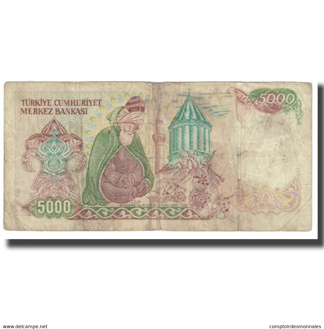 Billet, Turquie, 5000 Lira, 1970, 1970-10-14, KM:197, TB - Turquie