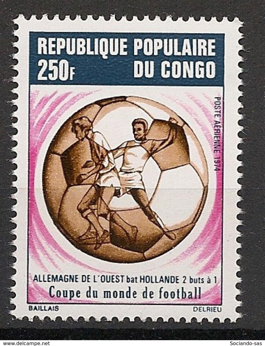 Congo - 1974 - Poste Aérienne PA N°Yv. 192 - Football World Cup Munich 74 - Neuf Luxe ** / MNH / Postfrisch - 1974 – Alemania Occidental