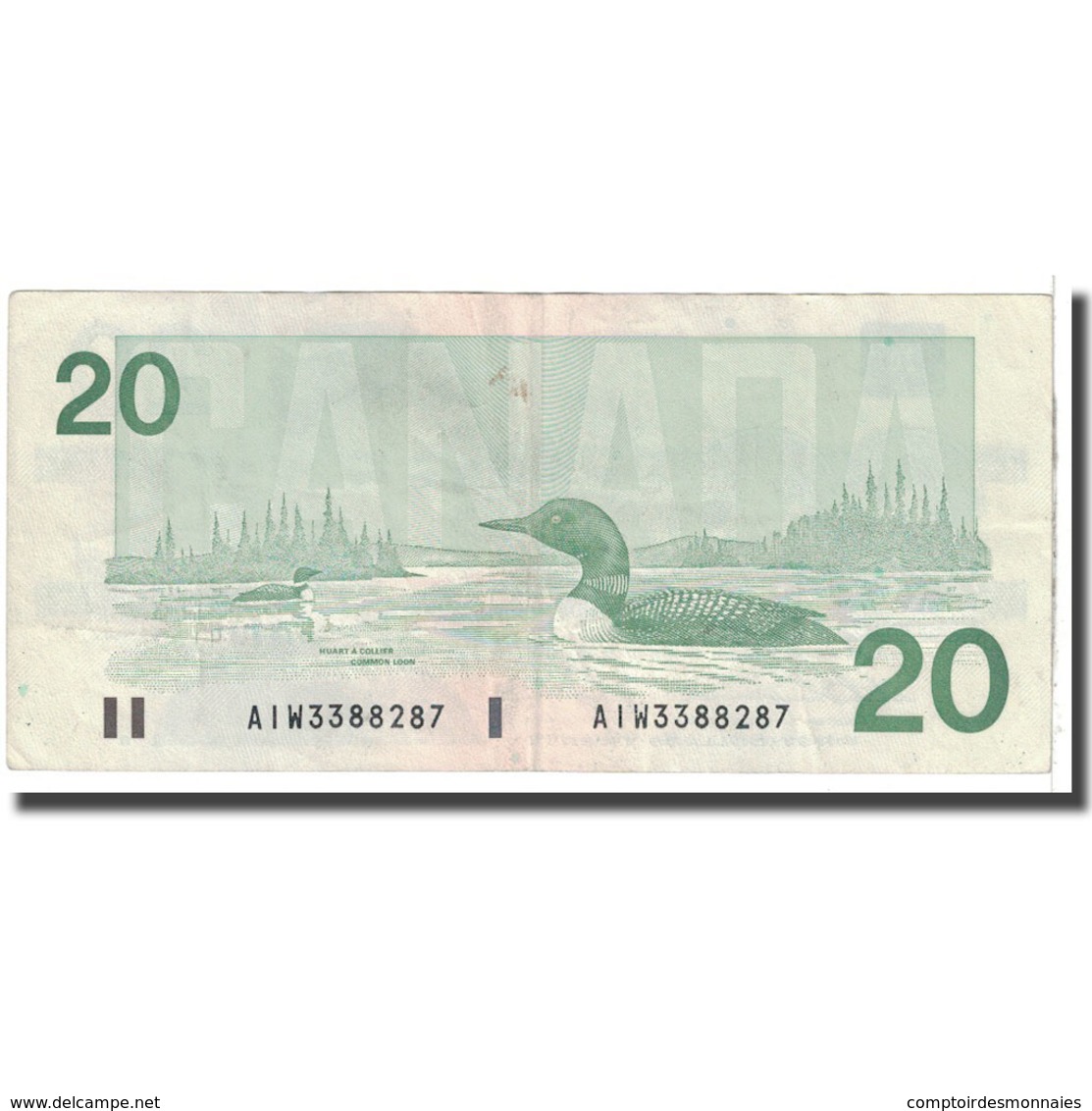 Billet, Canada, 20 Dollars, 1991, KM:97a, TTB - Canada