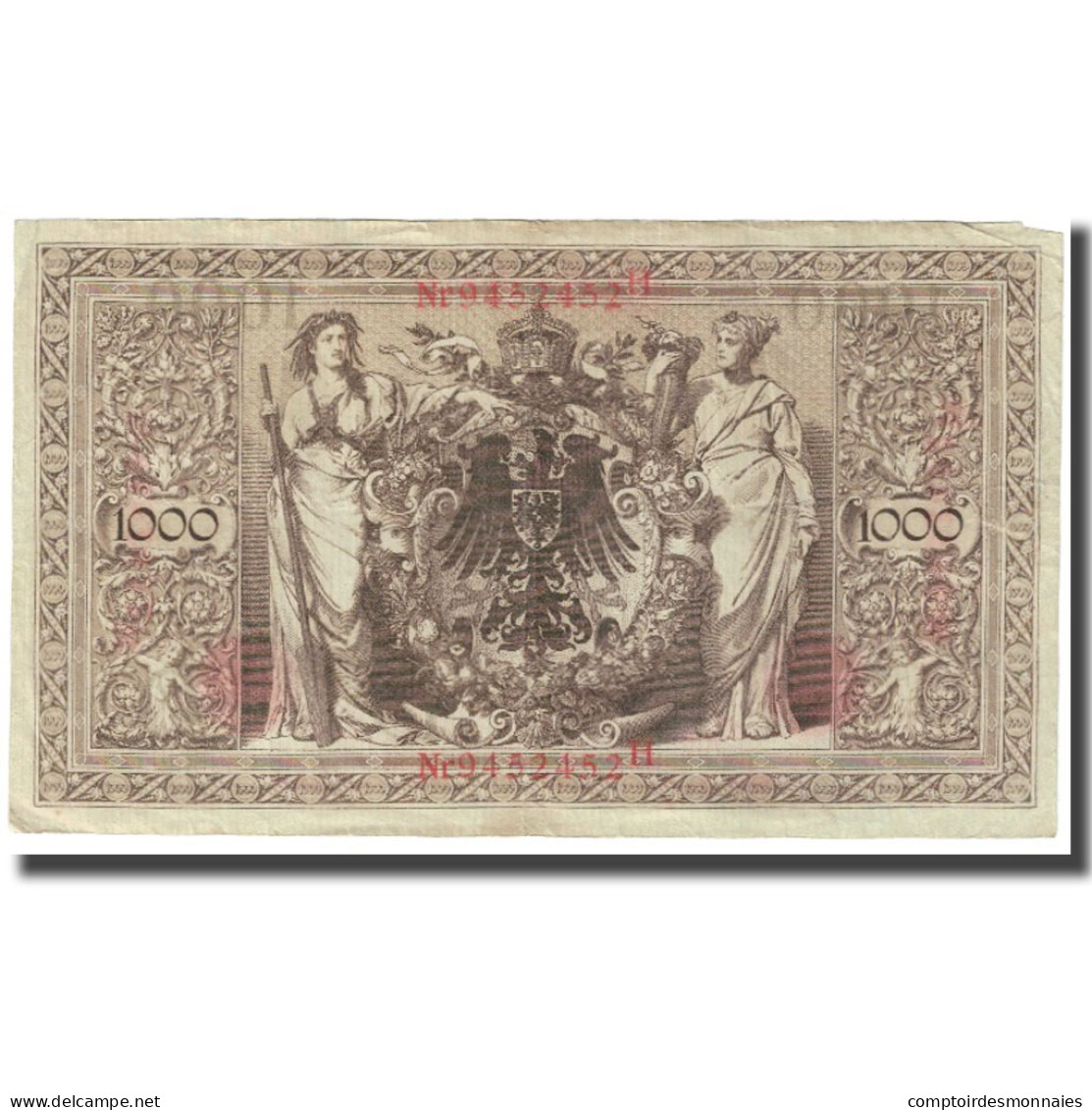 Billet, Allemagne, 1000 Mark, 1910, 1910-04-21, KM:44a, TTB - 1000 Mark