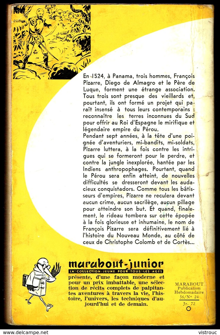 " L'OR Des INCAS ", Par Jacques SEYR - E.O.  MJ N° 72 - Récit. - Marabout Junior