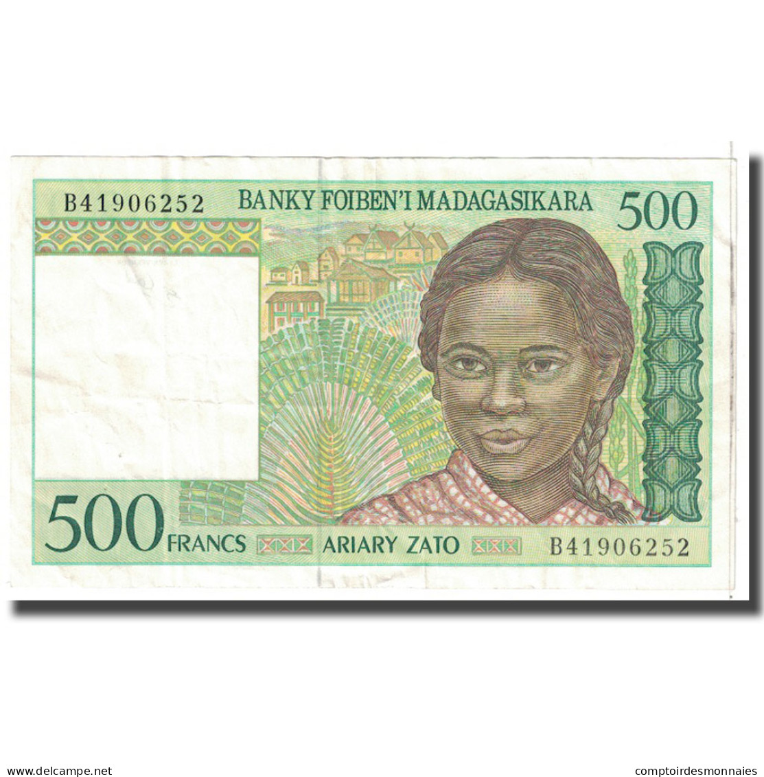 Billet, Madagascar, 500 Francs = 100 Ariary, 1994, KM:75b, TTB - Madagascar