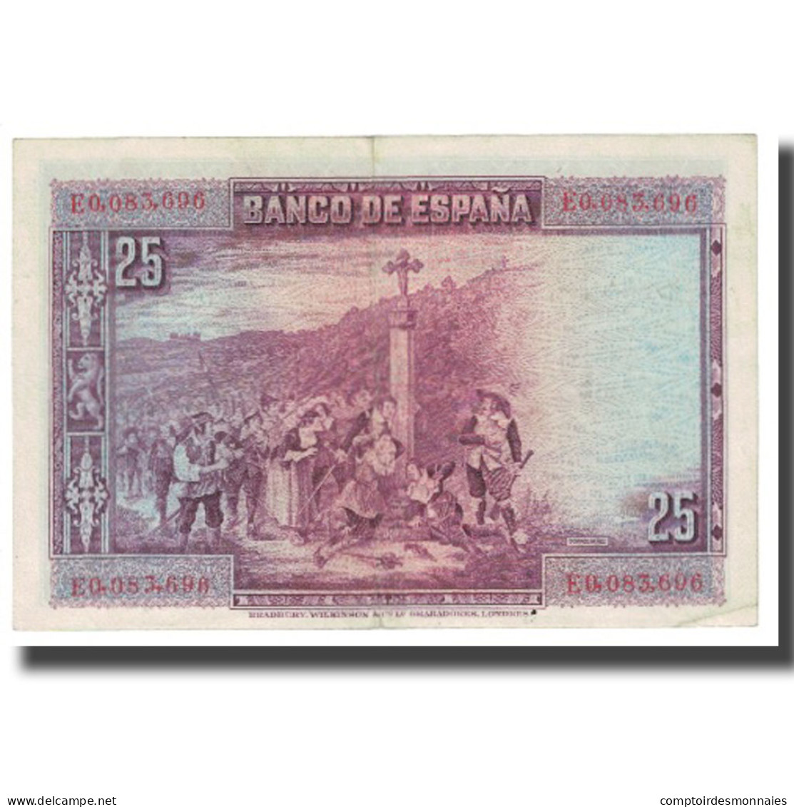 Billet, Espagne, 25 Pesetas, 1928, 1928-08-15, KM:74a, SUP - 1-2-5-25 Pesetas