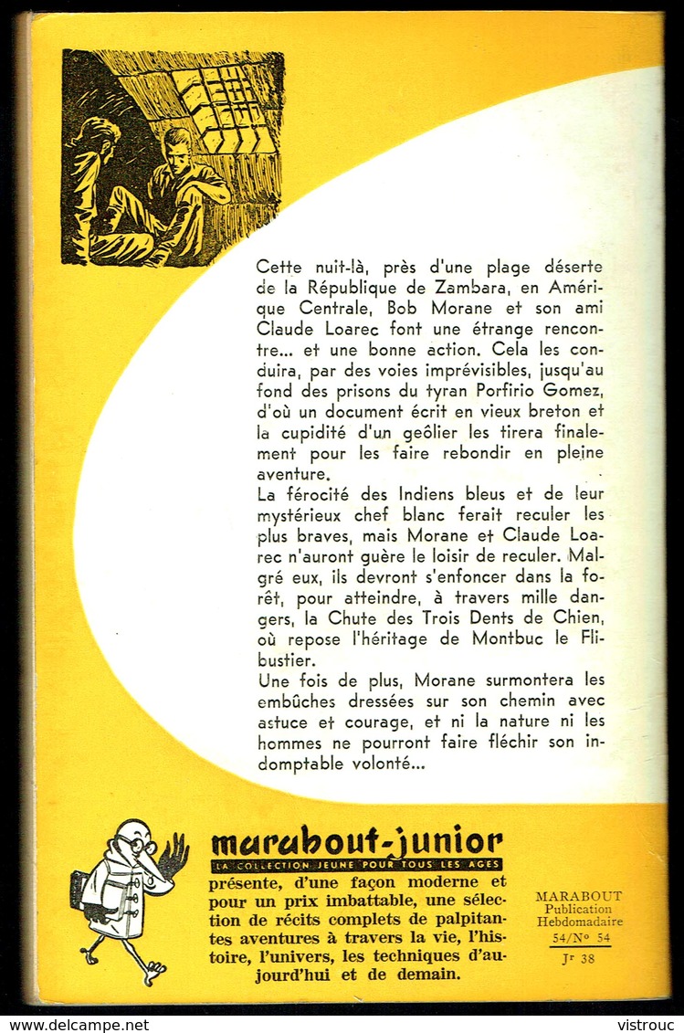 " BOB MORANE: L'Héritage Du Flibustier ", Par Henri VERNES - E.O.  MJ N° 38 - Aventures. - Marabout Junior
