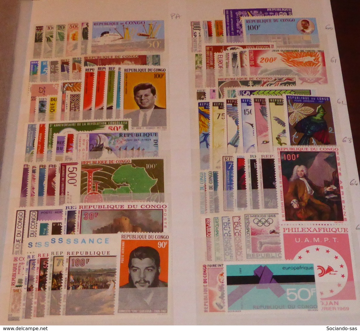 Congo - Airmail / Poste Aérienne - Complete Collection (1960-1969) - Neuf Luxe ** / MNH / Postfrisch - Collections