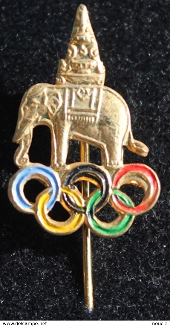 ELEPHANT - ELEFANT - COMMITTE OLYMPIC OF  THAILAND - COMITE OLYMPIQUE THAILANDAIS - C'EST UNE EPINGLETTE  -    (21) - Olympische Spelen