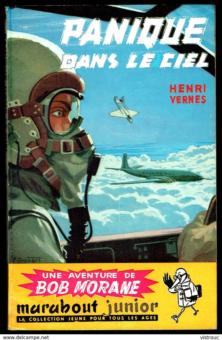 " BOB MORANE: Panique Dans Le Ciel ", Par Henri VERNES- E.O.  MJ N° 34 - Aventures. - Marabout Junior