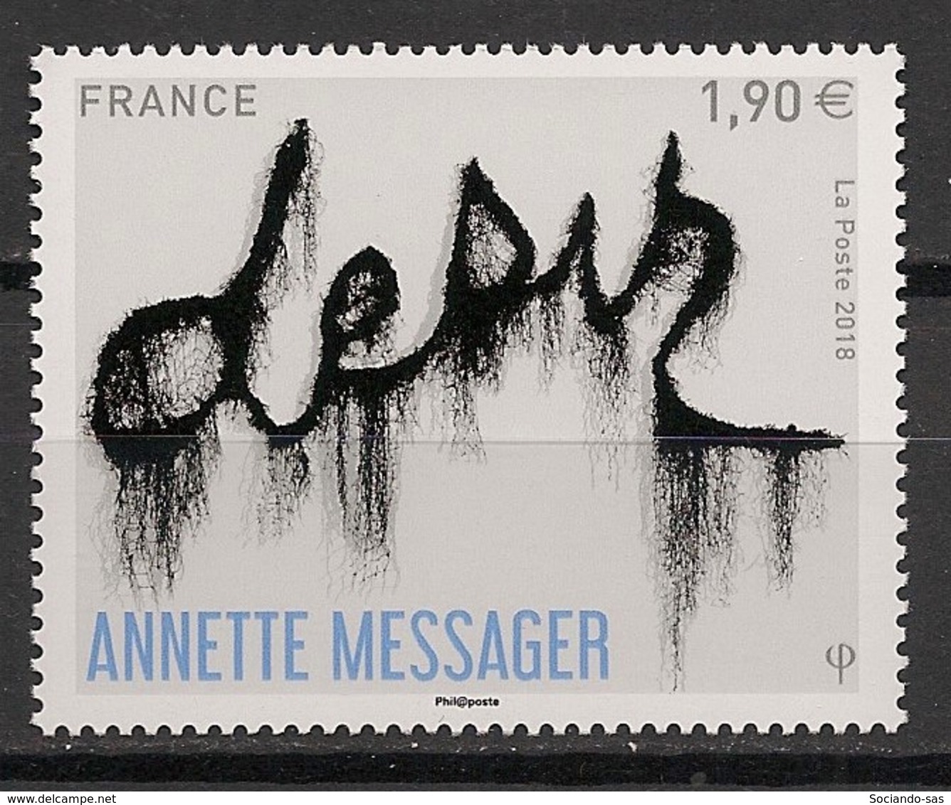 France - 2018 - N° Yv. 5202 - Annette Messager - Neuf Luxe ** / MNH / Postfrisch - Modern