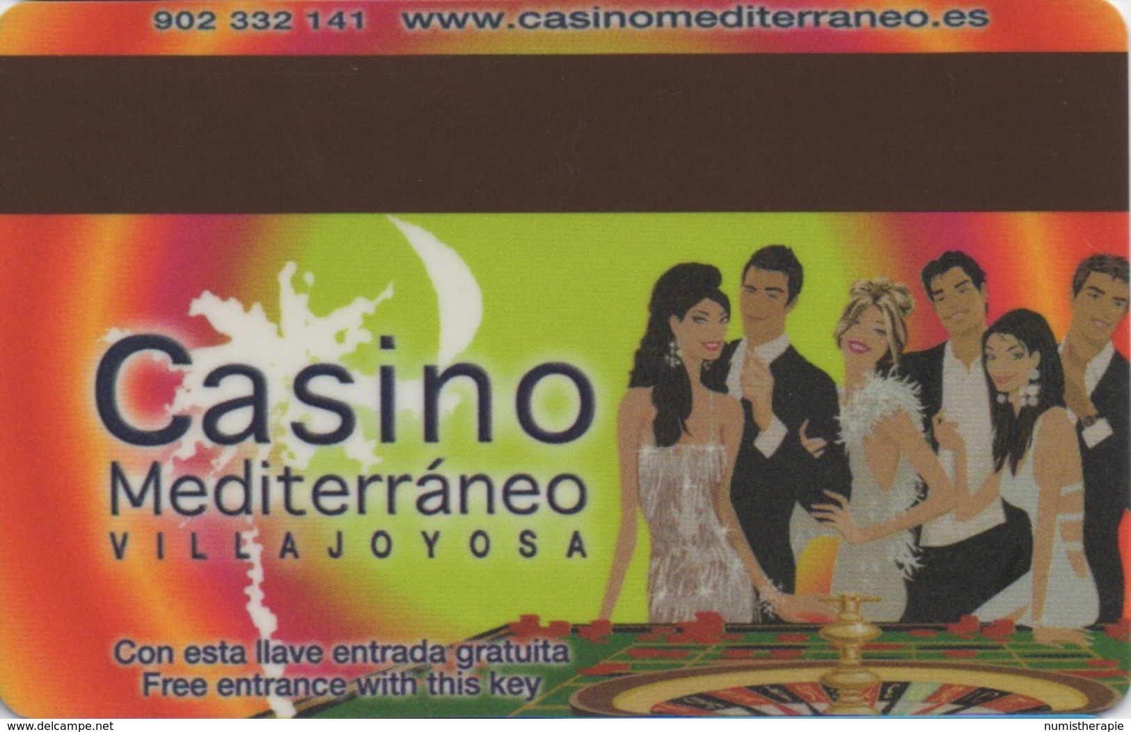 Carte Clé Hôtel Avec Invitation Casino Mediterráneo Villajoyosa .es - Cartes D'hotel