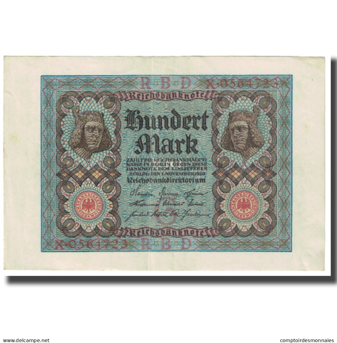 Billet, Allemagne, 100 Mark, 1920, 1920-11-01, KM:69a, TTB - 100 Mark