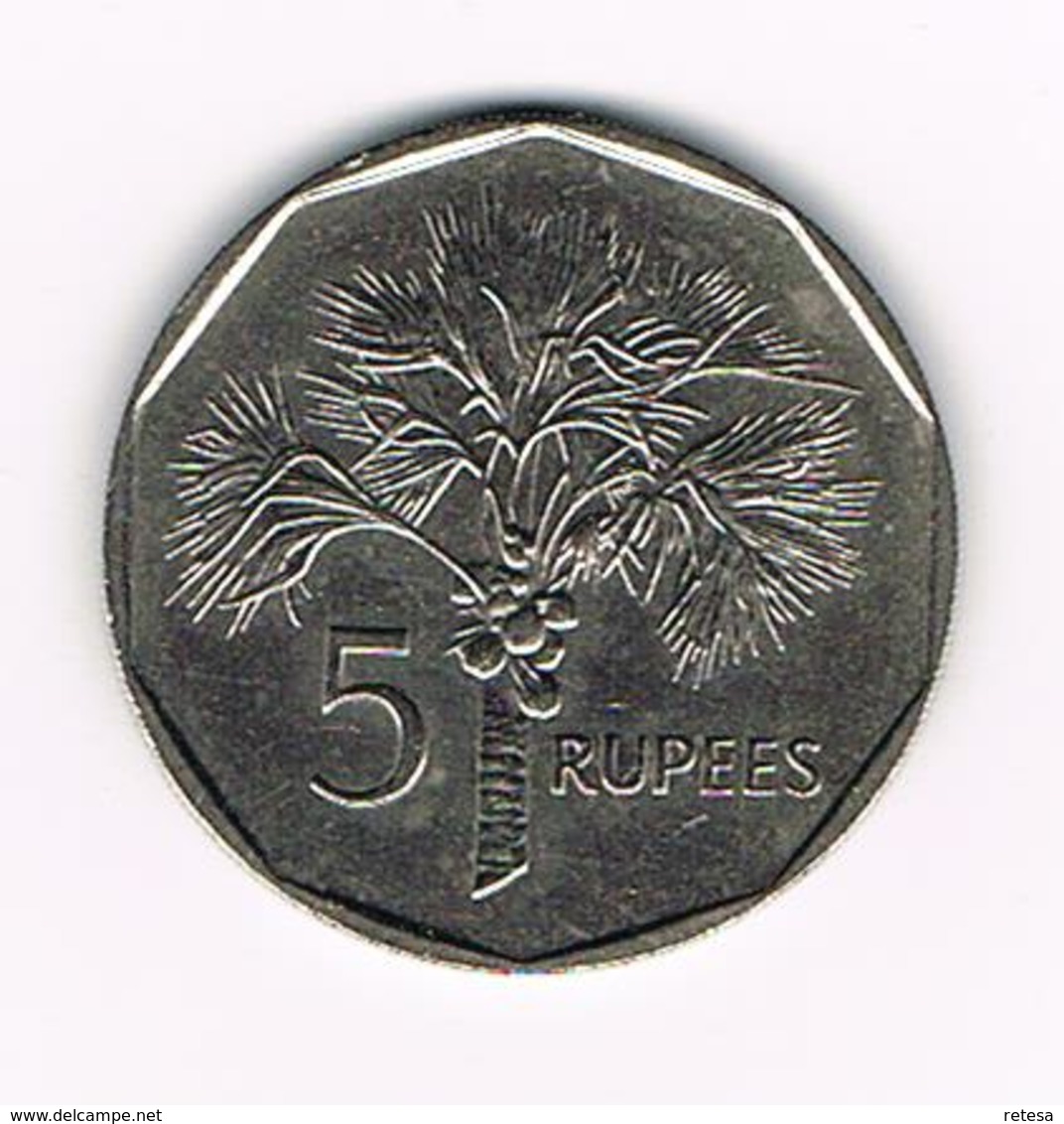 //  SEYCHELLES  5 RUPEES  1982 - Seychelles