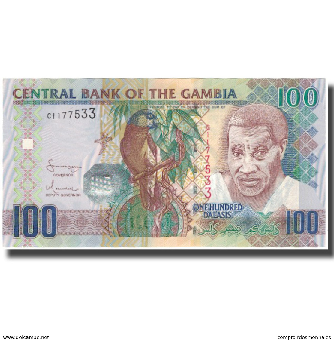 Billet, The Gambia, 100 Dalasis, 2006, 2006, KM:29a, NEUF - Gambia