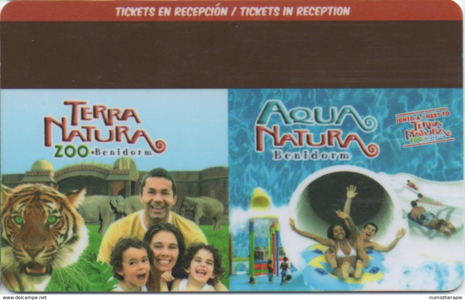 Carte Clé Hôtel Avec Publicité Terra Natura & Aqua Natura Benidorm .es - Cartes D'hotel