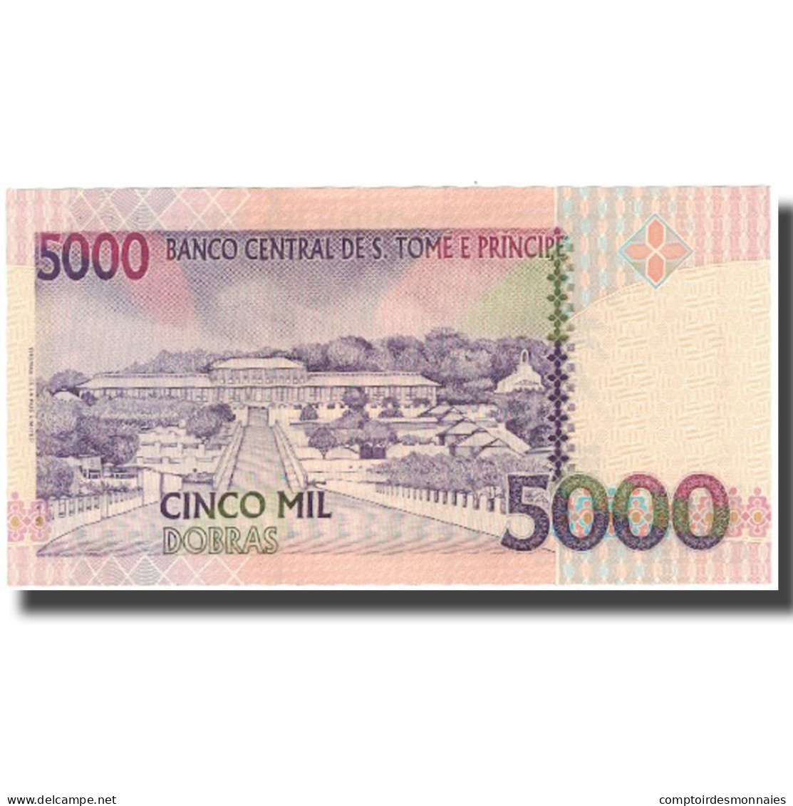 Billet, Saint Thomas And Prince, 5000 Dobras, 1996, 1996-10-22, KM:65b, NEUF - San Tomé Y Príncipe