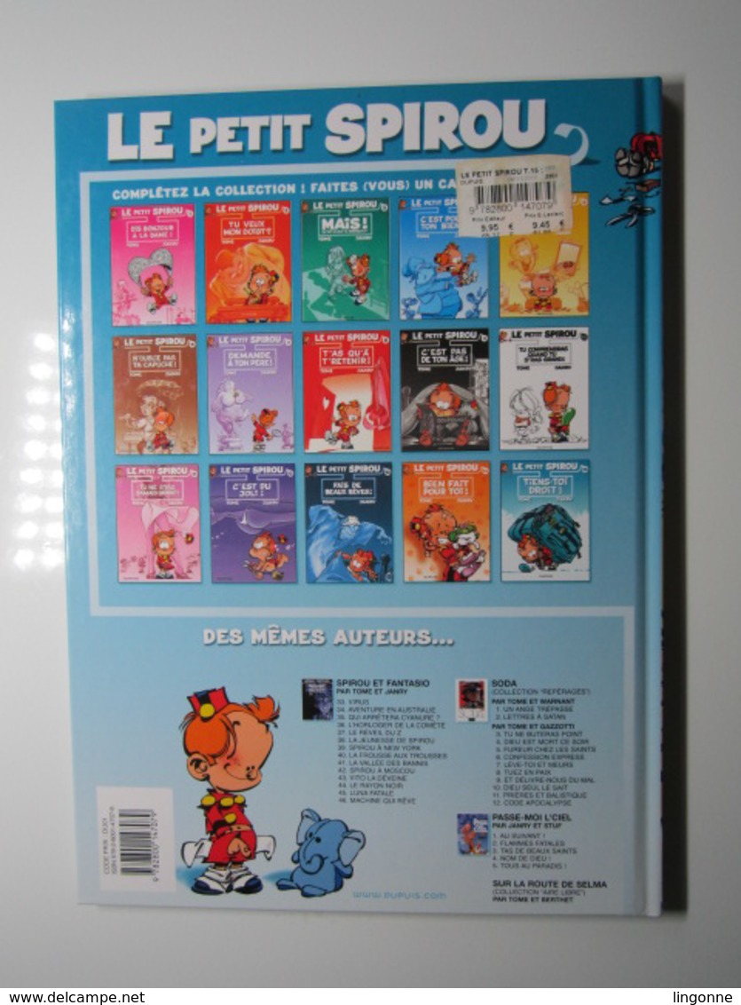 Album Le Petit SPIROU - TIENS-TOI DROIT ! - N°15 - Petit Spirou, Le