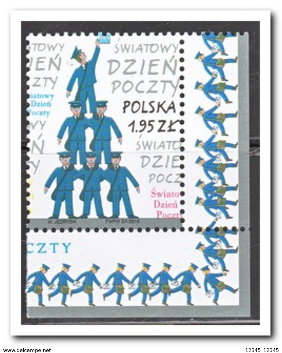 Polen 2010, Postfris MNH, World Post Day - Ongebruikt